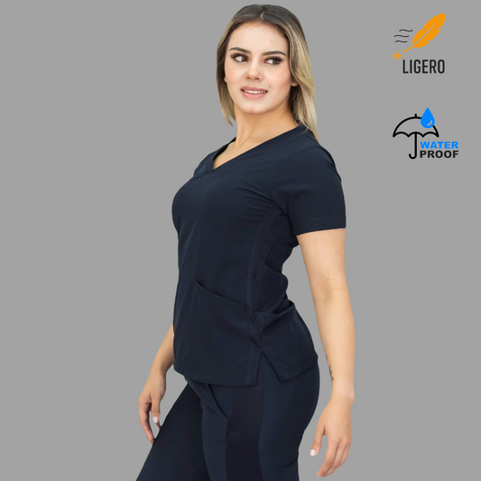 Filipina Mujer 530 Quirúrgica Azul Marino, Scrubs 530