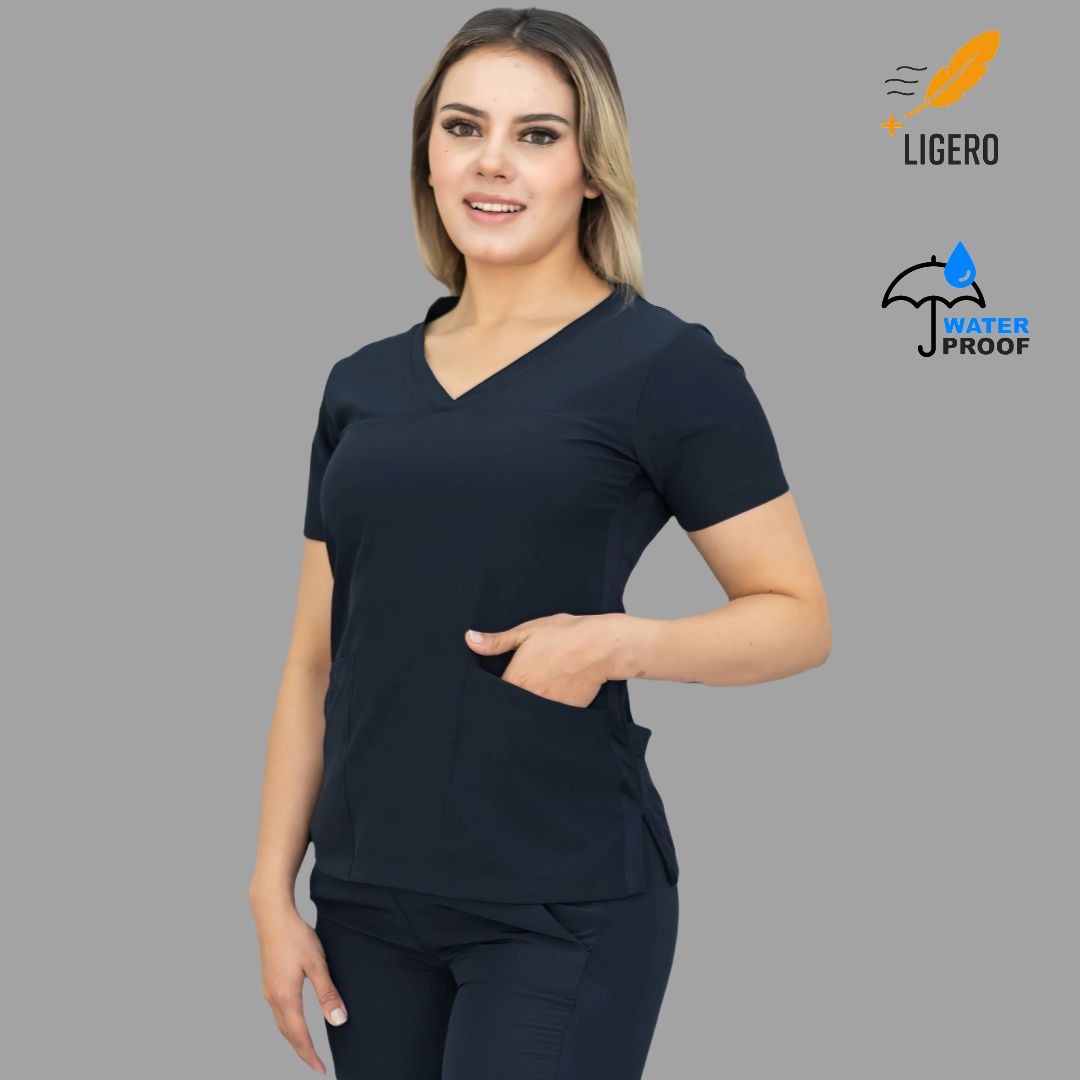 Filipina Mujer 530 Quirúrgica Azul Marino, Scrubs 530