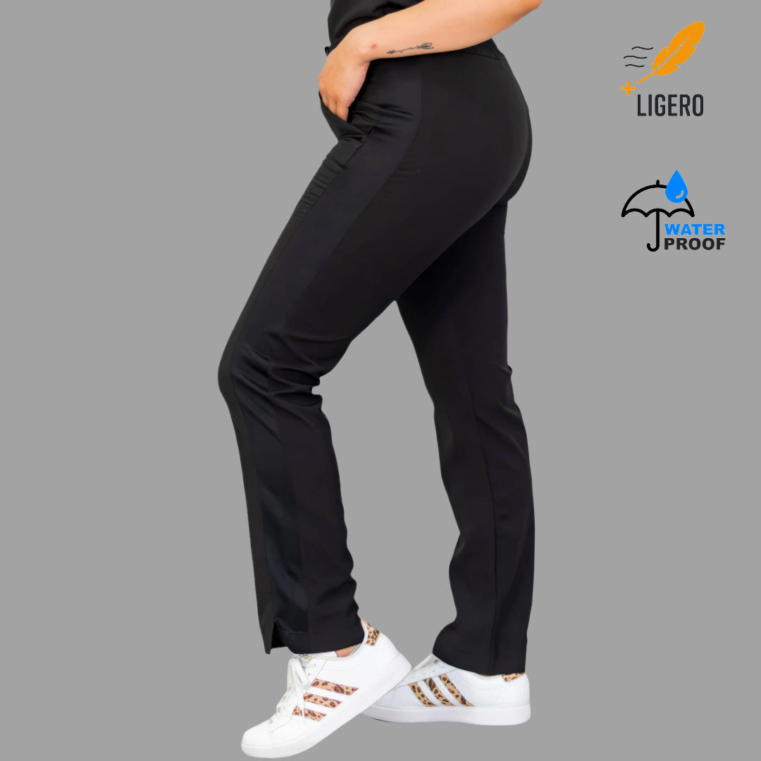 Pantalon Mujer 530 Negro Quirúrgico Relaxed, Scrubs 530