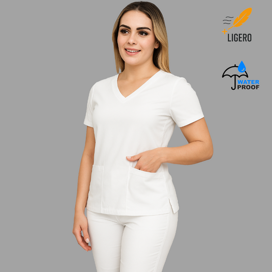 Filipina Mujer 530 Quirúrgica Blanco, Scrubs 530