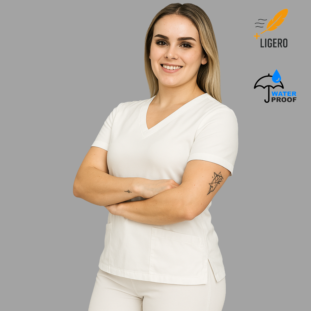 Filipina Mujer 530 Quirúrgica Blanco, Scrubs 530