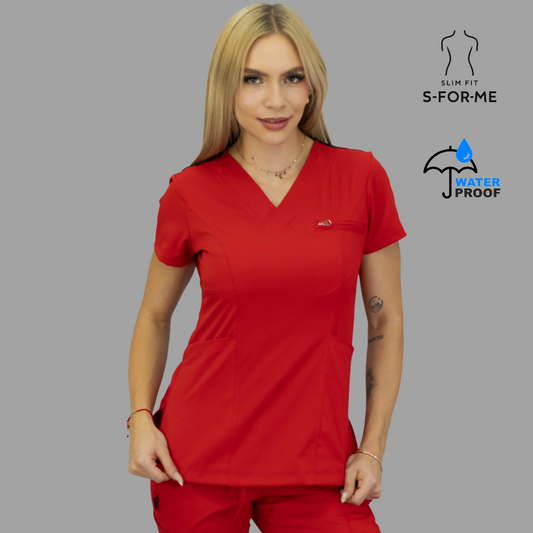 Filipina Mujer 501 Quirurgica Rojo/Negro lotus