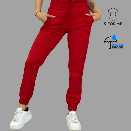 Jogger Mujer 501 Quirurgico Rojo lotus