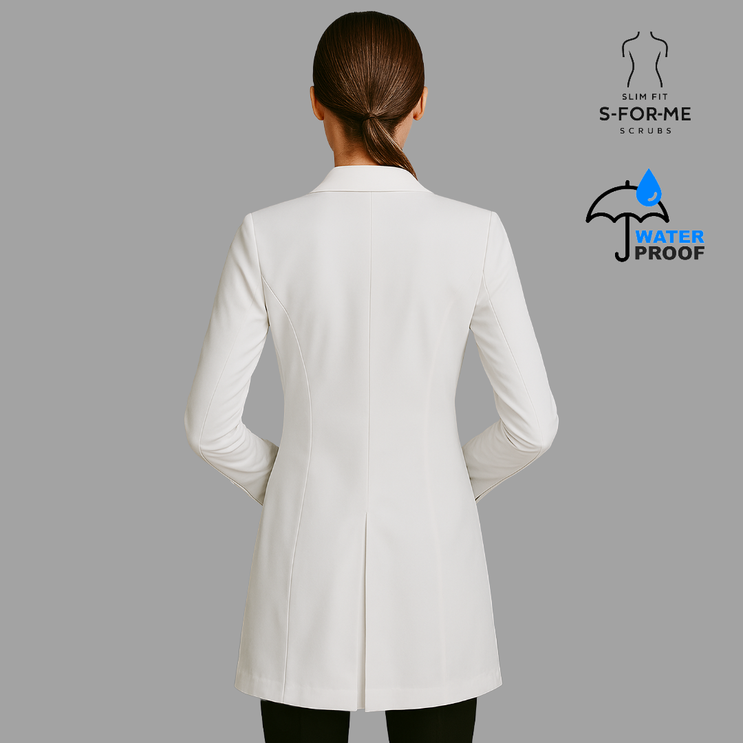 Saco Medico Stretch Alviero Antifluido Dama con Forro