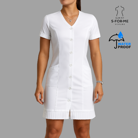 Vestido Dama Blanco Alviero repelente