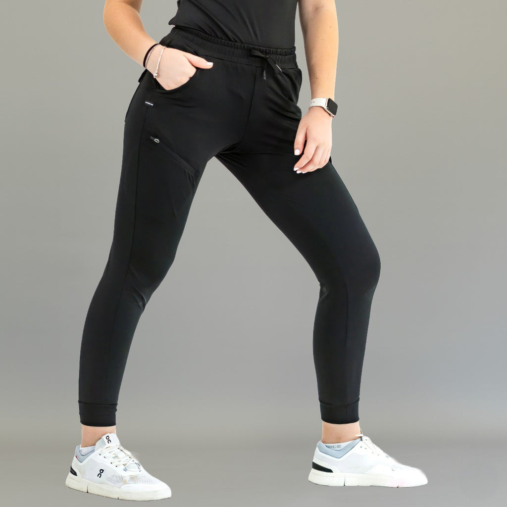 Jogger Quirúrgico Mujer Super Stretch Negro, Scrubs 905