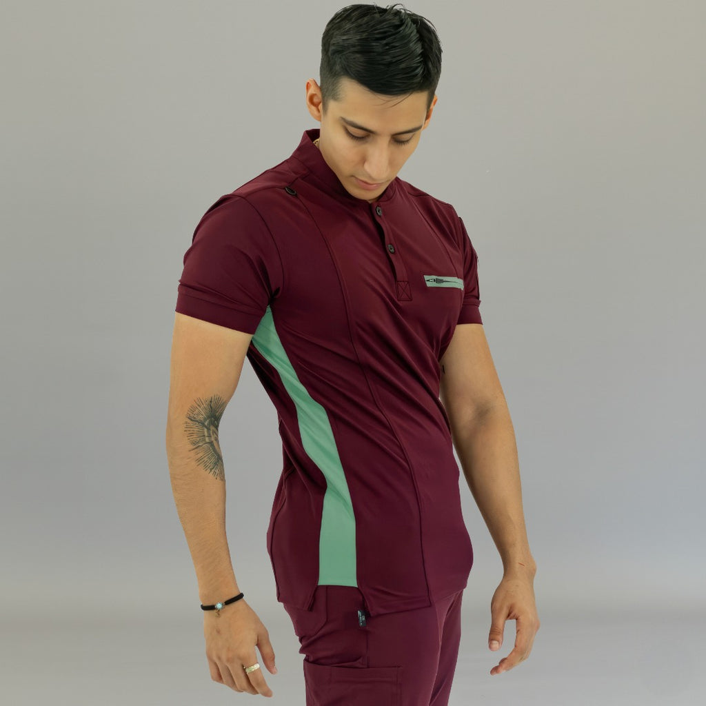 filipina quirurgica 930 hombre vino verde petroleo imagen 1 Sandel Medica