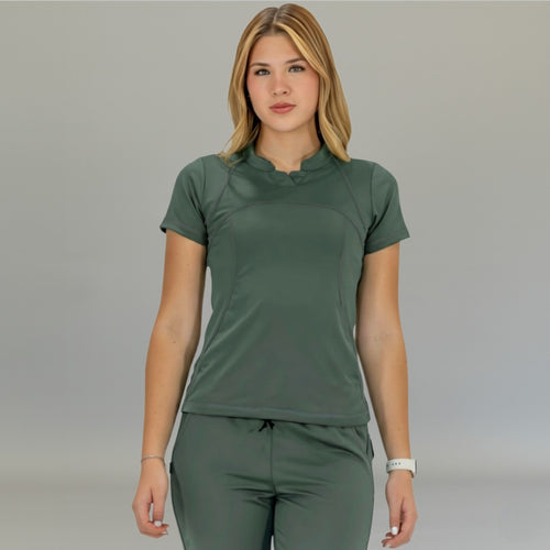 Filipina Est. 910 Quirurgica, Mujer Verde Pino Super Stretch, Scrubs 910