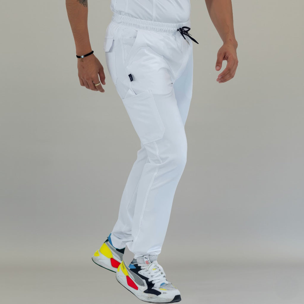 Pantalón Quirúrgico 930 Hombre Blanco Super Stretch
