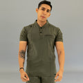 Filipina Quirúrgica 930 Hombre Verde Olivo Super Stretch