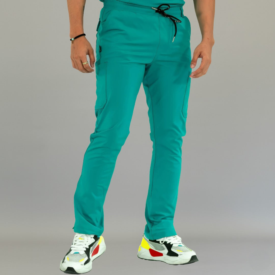 Pantalón Quirúrgico 930 Hombre Verde Petróleo Super Stretch