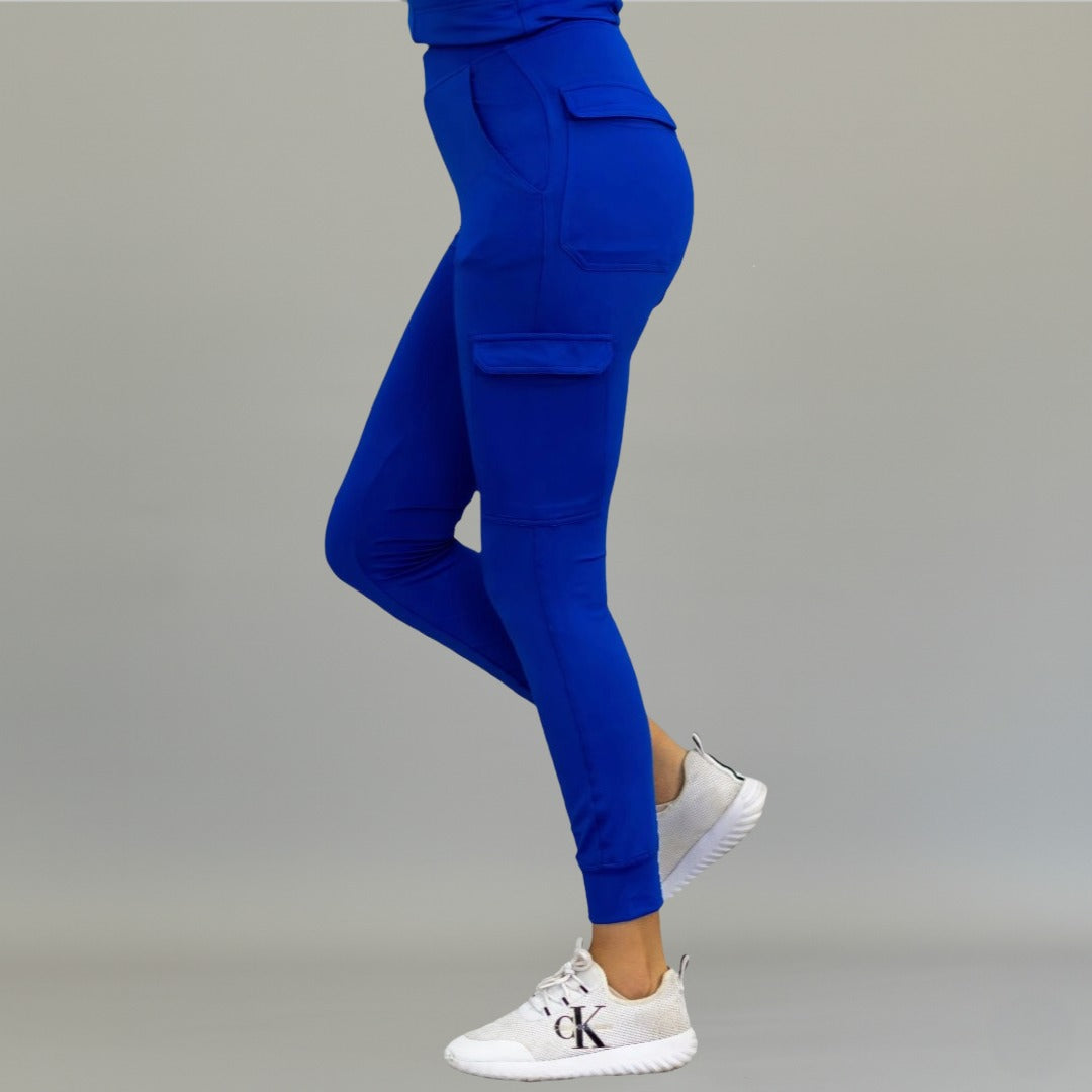 Jogger quirurgico azul rey para mujer Estilo 901 Super Stretch vista principal