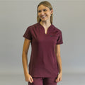 Filipina quirúrgica 915 mujer color vino — scrubs Super Stretch para doctoras y enfermeras