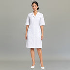 Vestido Dama Blanco Alviero repelente Manga 3-4
