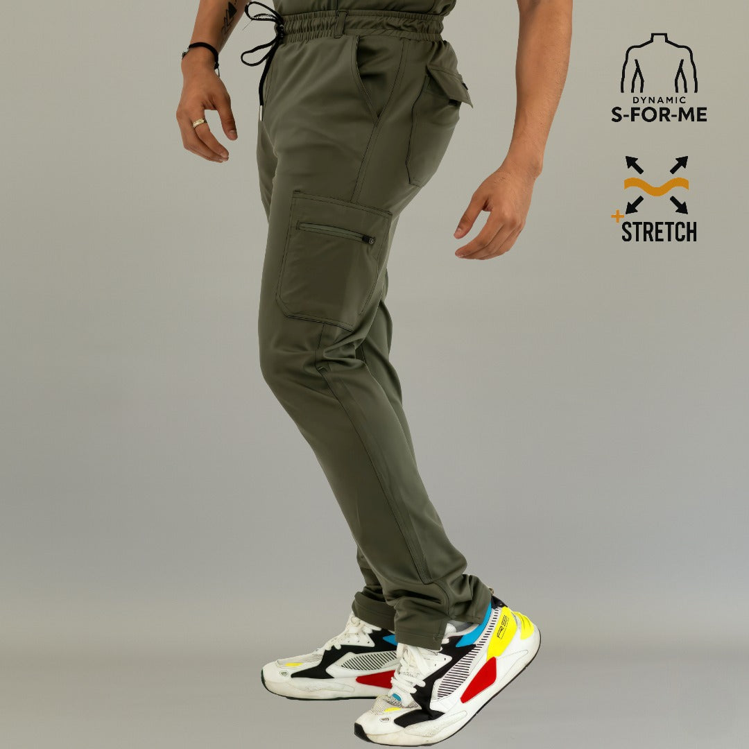 Pantalón Quirúrgico 930 Hombre Verde Olivo Super Stretch