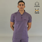 Filipina Quirúrgica 930 Hombre Lila Super Stretch