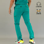Pantalón Quirúrgico 930 Hombre Verde Petróleo Super Stretch