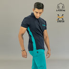 Filipina Quirúrgica 930 Hombre Azul Marino y Verde Petróleo