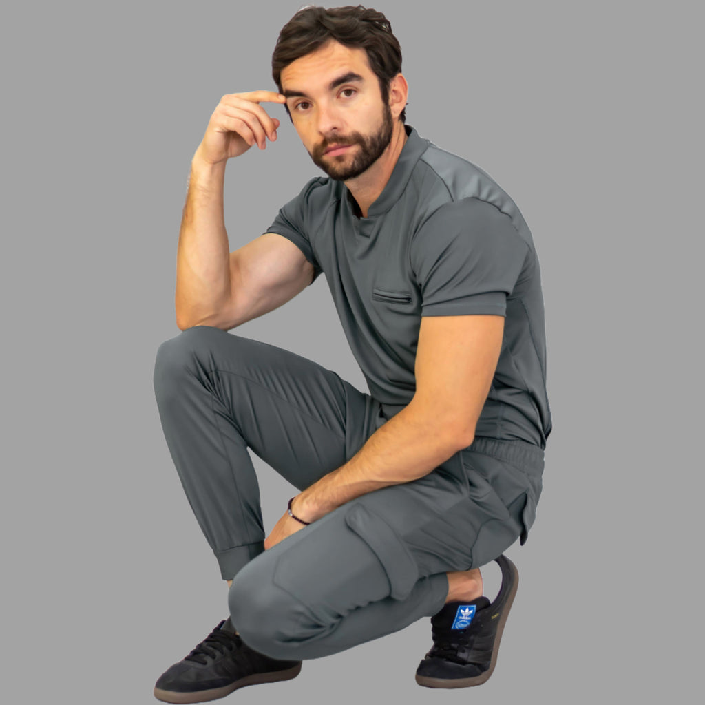 Filipina Quirúrgica 910 Hombre Gris Medio, Scrubs Super Stretch