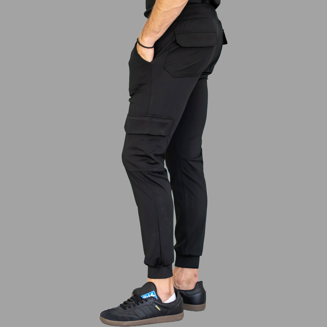 Jogger Quirúrgico Negro Hombre Super Stretch, Scrubs Est. 910