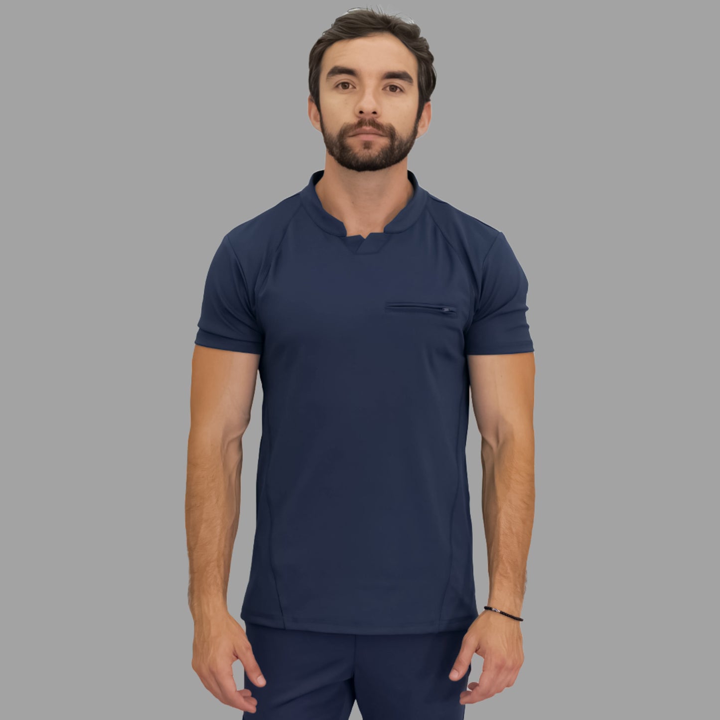 Conjunto Quirúrgico Azul Marino para Hombre – Estilo 910 | Super Stretch Slim Fit