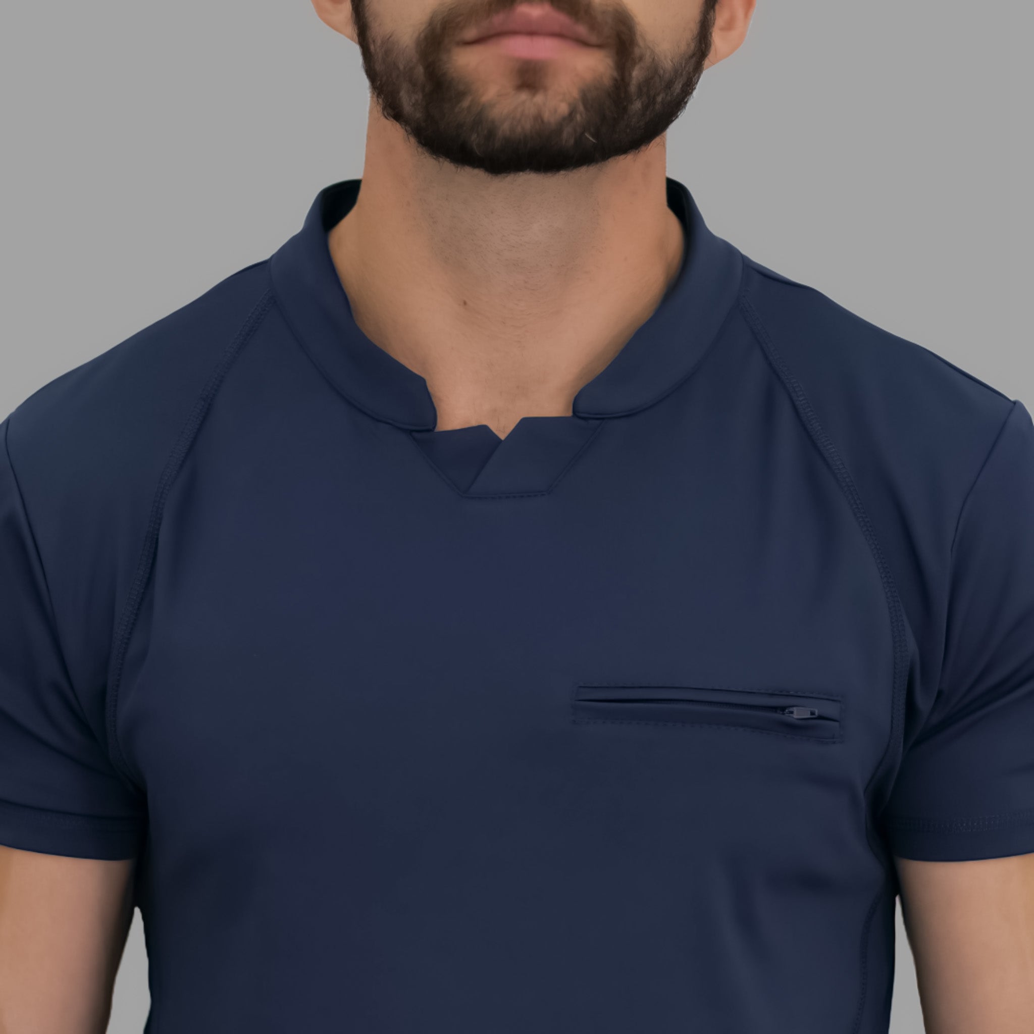 Conjunto Quirúrgico Azul Marino para Hombre – Estilo 910 | Super Stretch Slim Fit