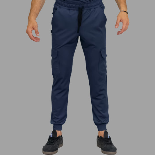 Conjunto Quirúrgico Azul Marino para Hombre – Estilo 910 | Super Stretch Slim Fit