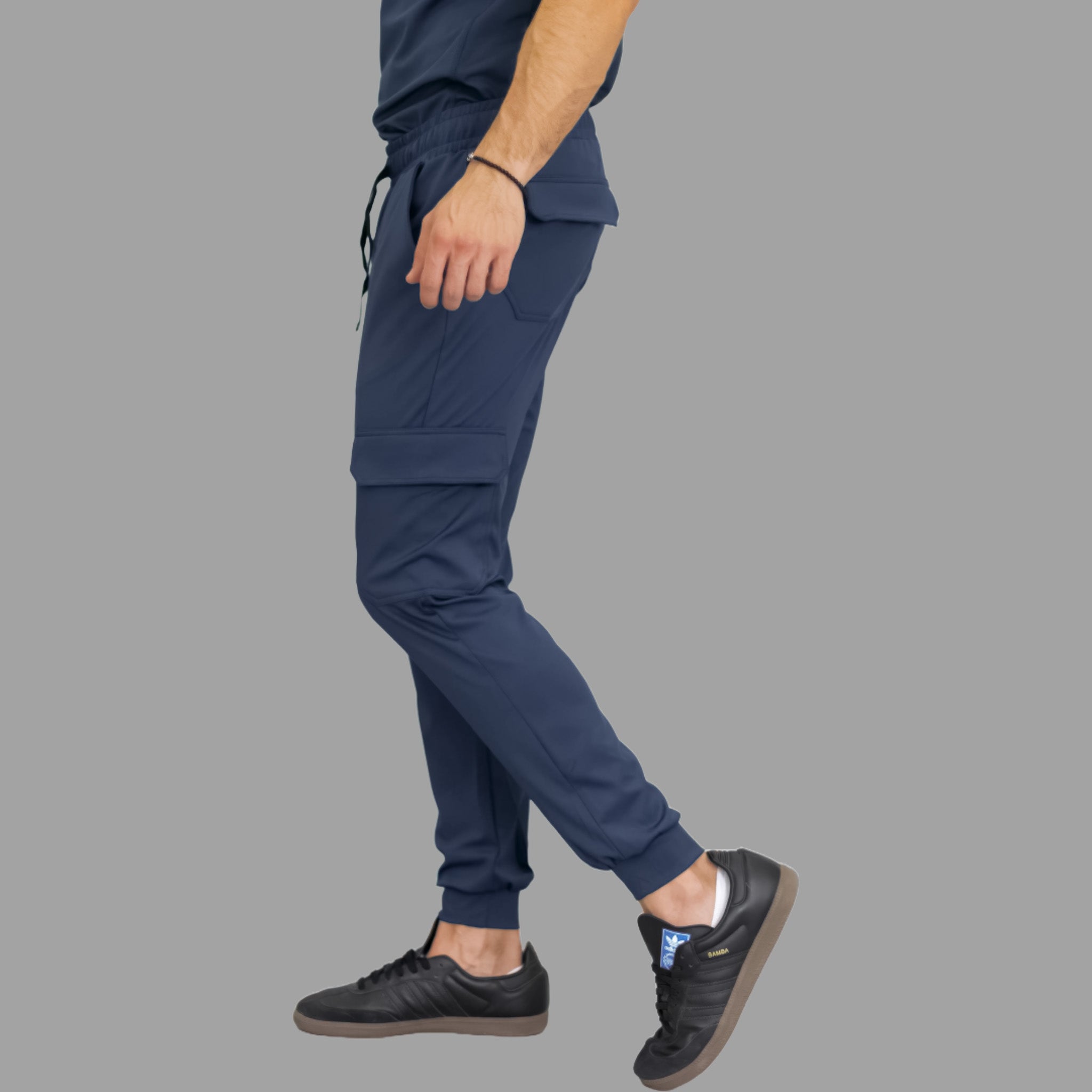 Conjunto Quirúrgico Azul Marino para Hombre – Estilo 910 | Super Stretch Slim Fit