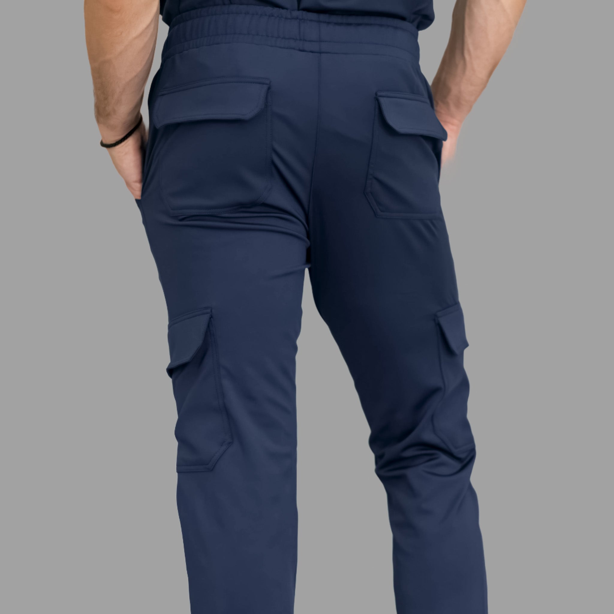 Jogger Quirúrgico Azul Marino Hombre Super Stretch, Scrubs Est. 910