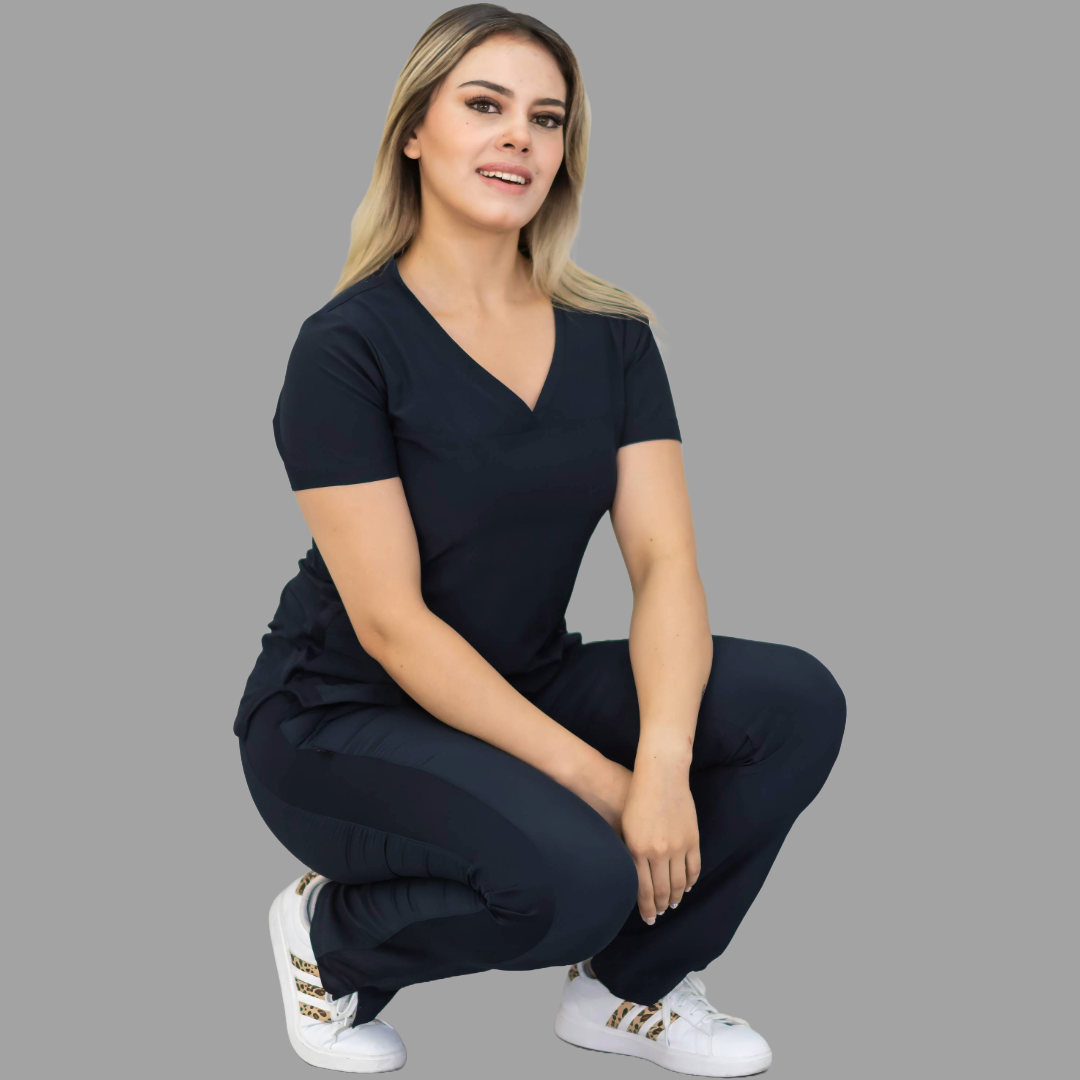 Filipina Mujer 530 Quirúrgica Azul Marino, Scrubs 530