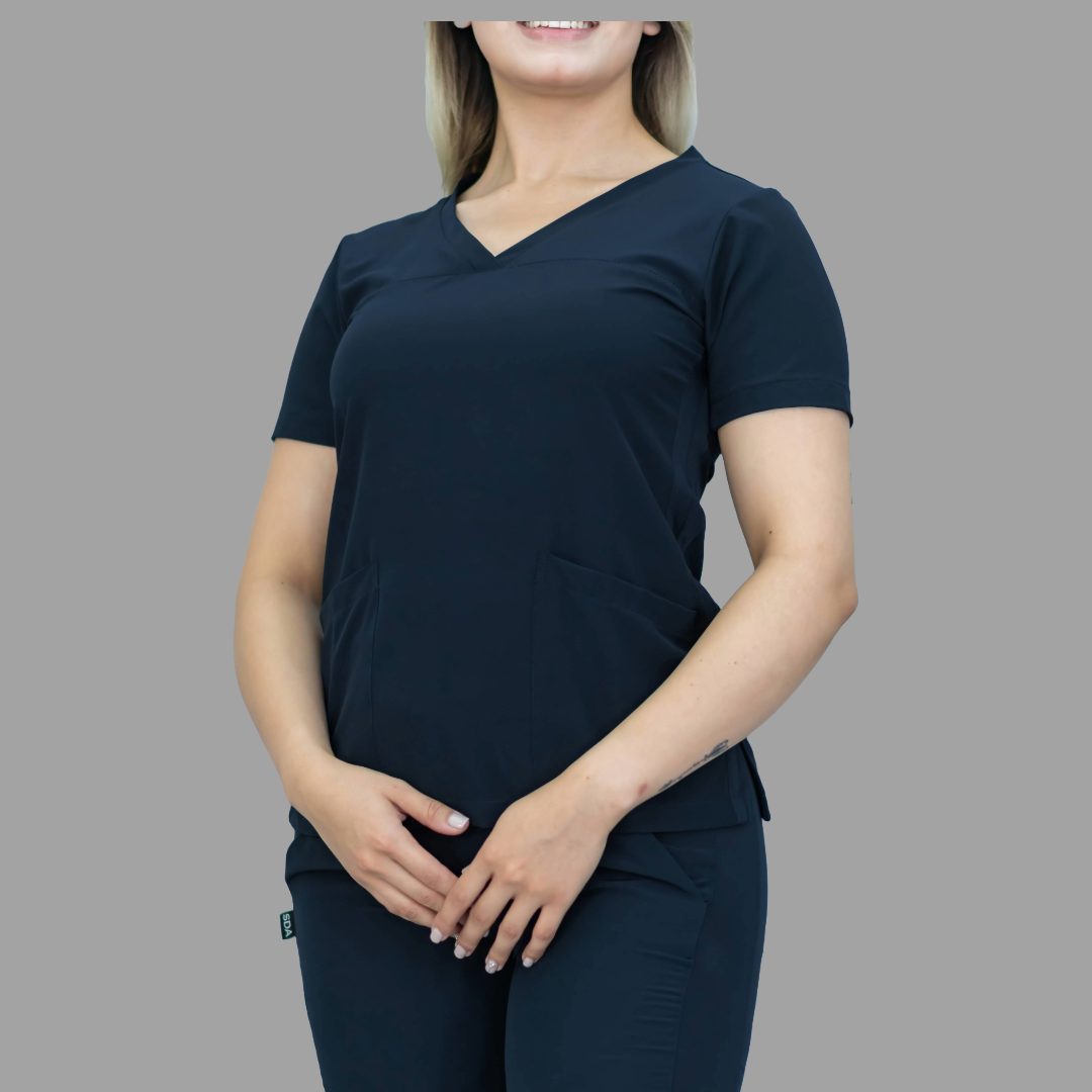 Filipina Mujer 530 Quirúrgica Azul Marino, Scrubs 530
