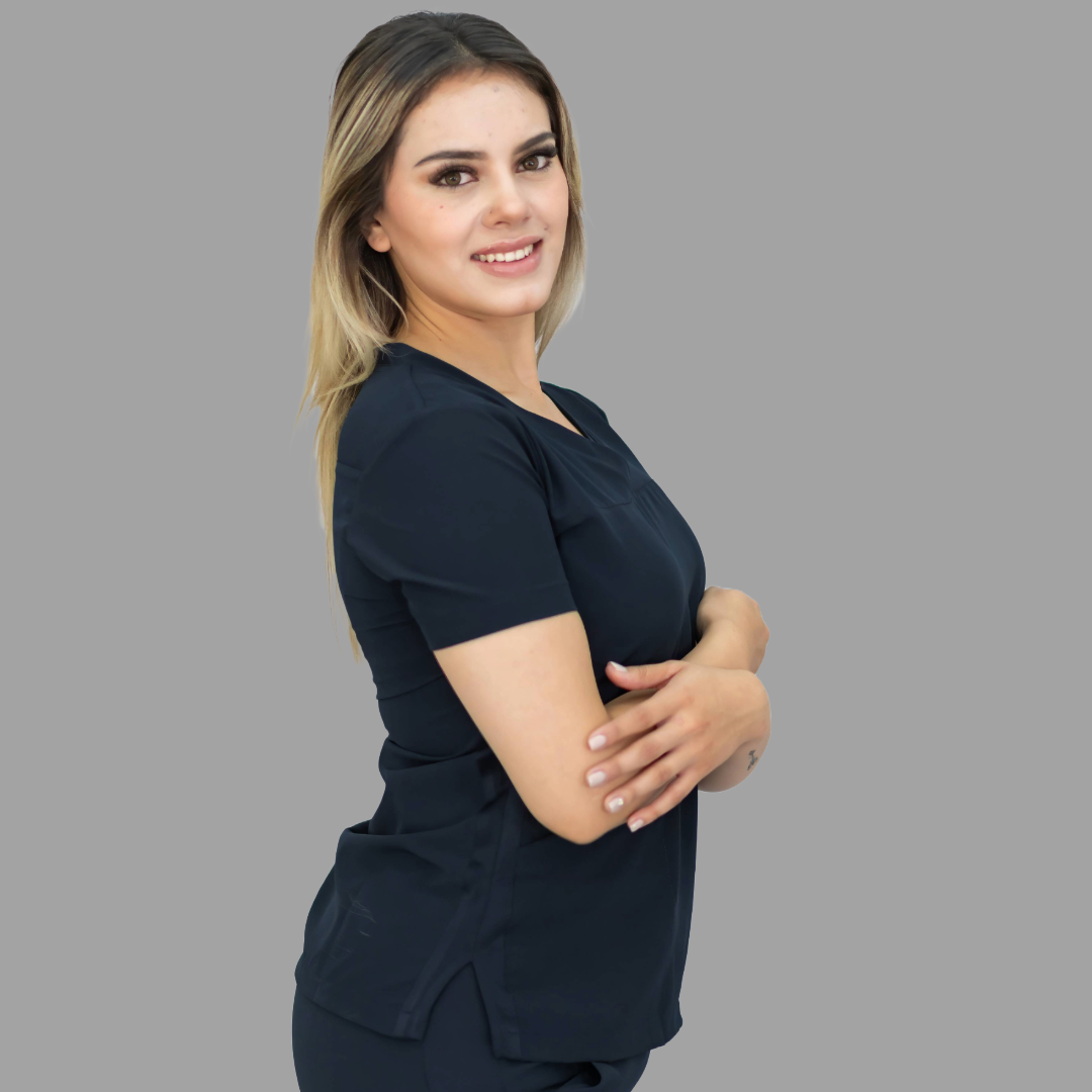Filipina Mujer 530 Quirúrgica Azul Marino, Scrubs 530