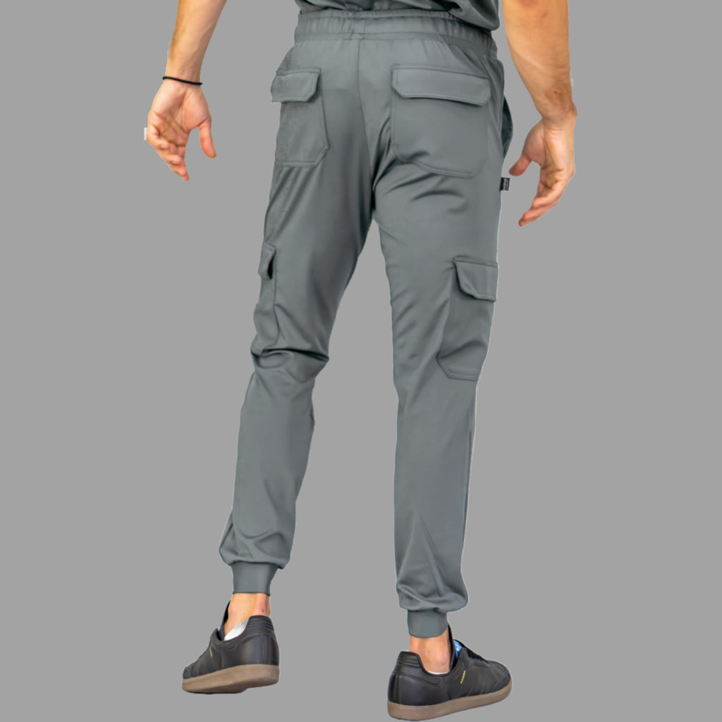 Jogger Quirúrgico Hombre 910 Gris Medio Super Stretch, Scrubs 910