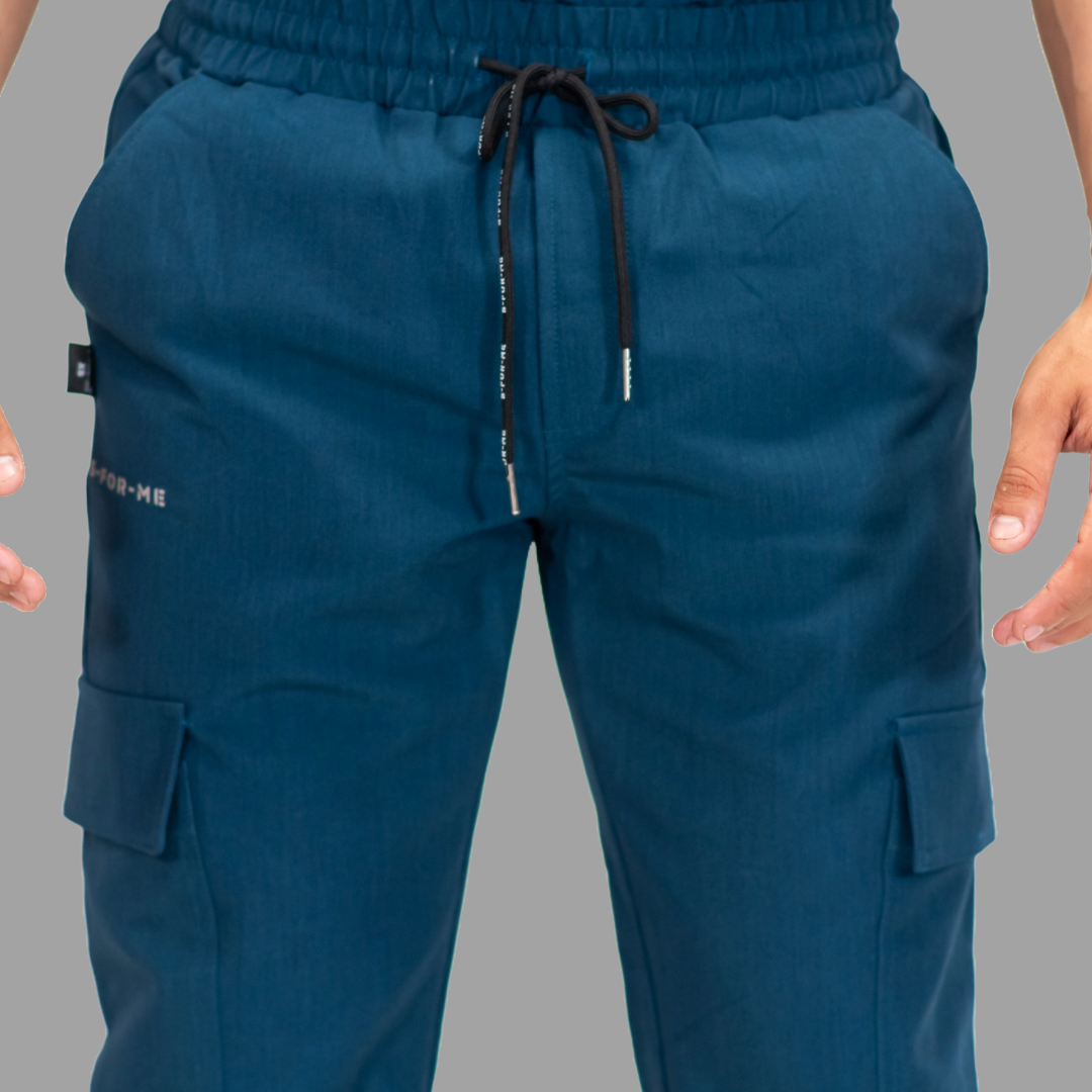 Jogger Quirurgico Antifluido Hombre Azul Caribe, Scrubs 300