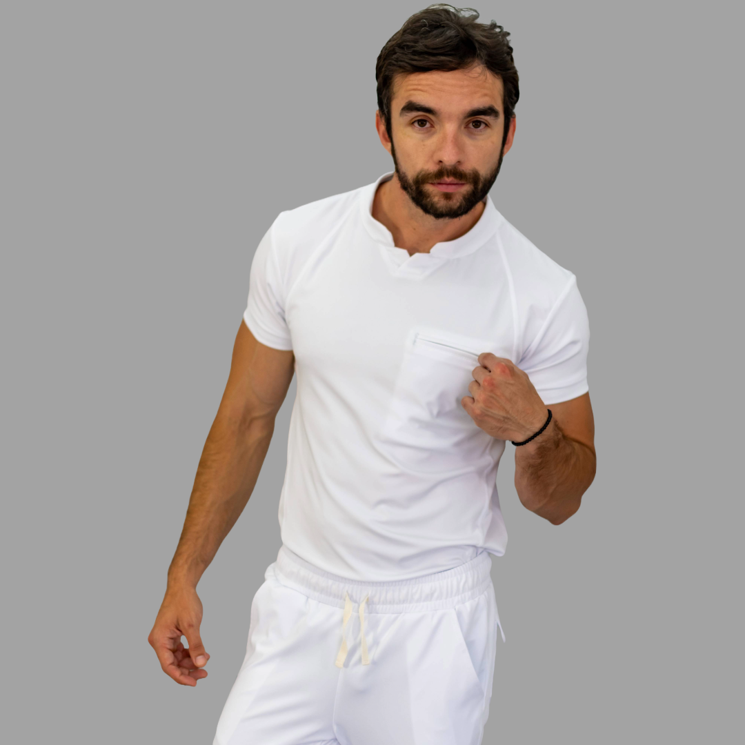 Filipina Quirurgica Hombre Blanca Super stretch (Scrubs Est. 910)