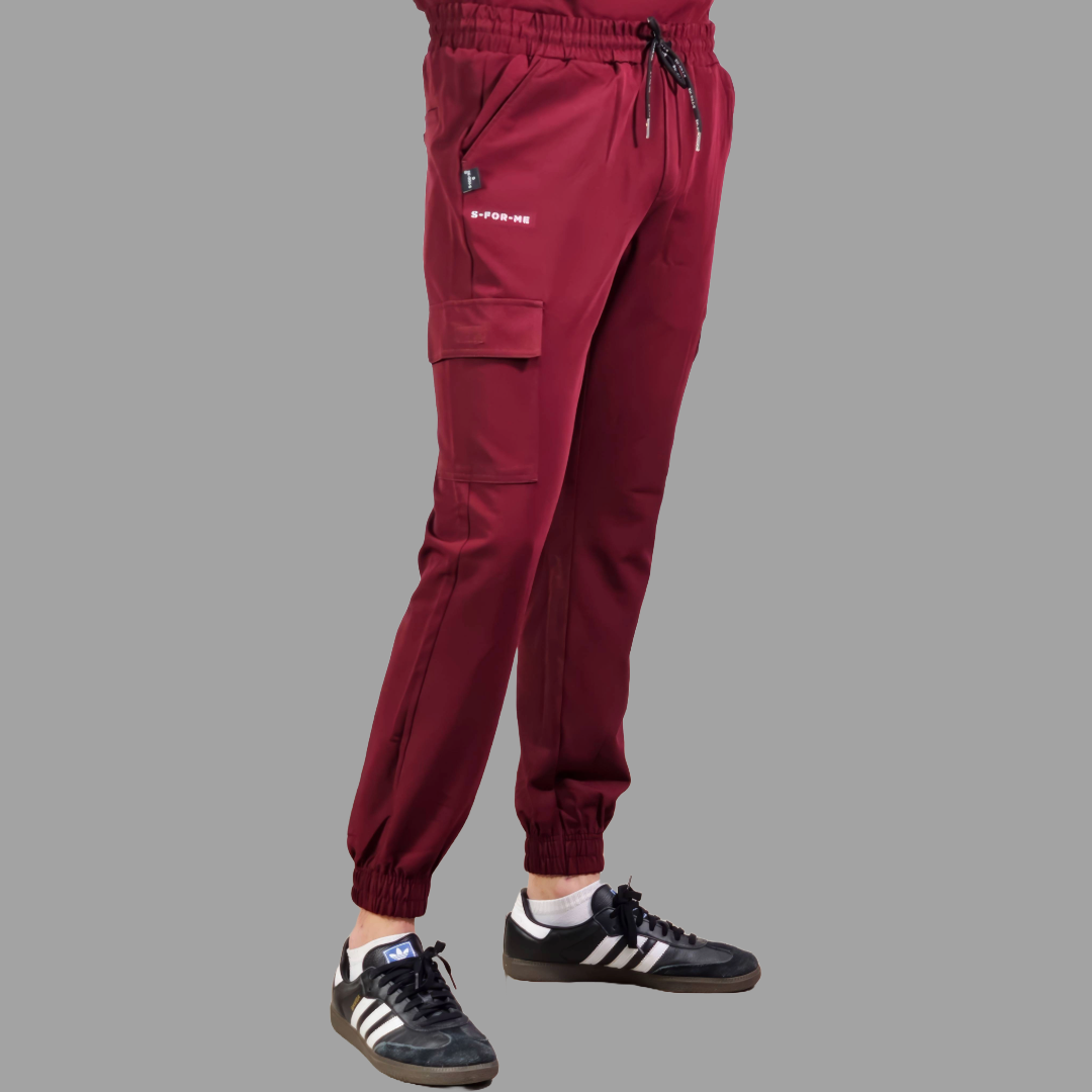 Jogger Quirurgico Antifluido Hombre Vino, Scrubs 300
