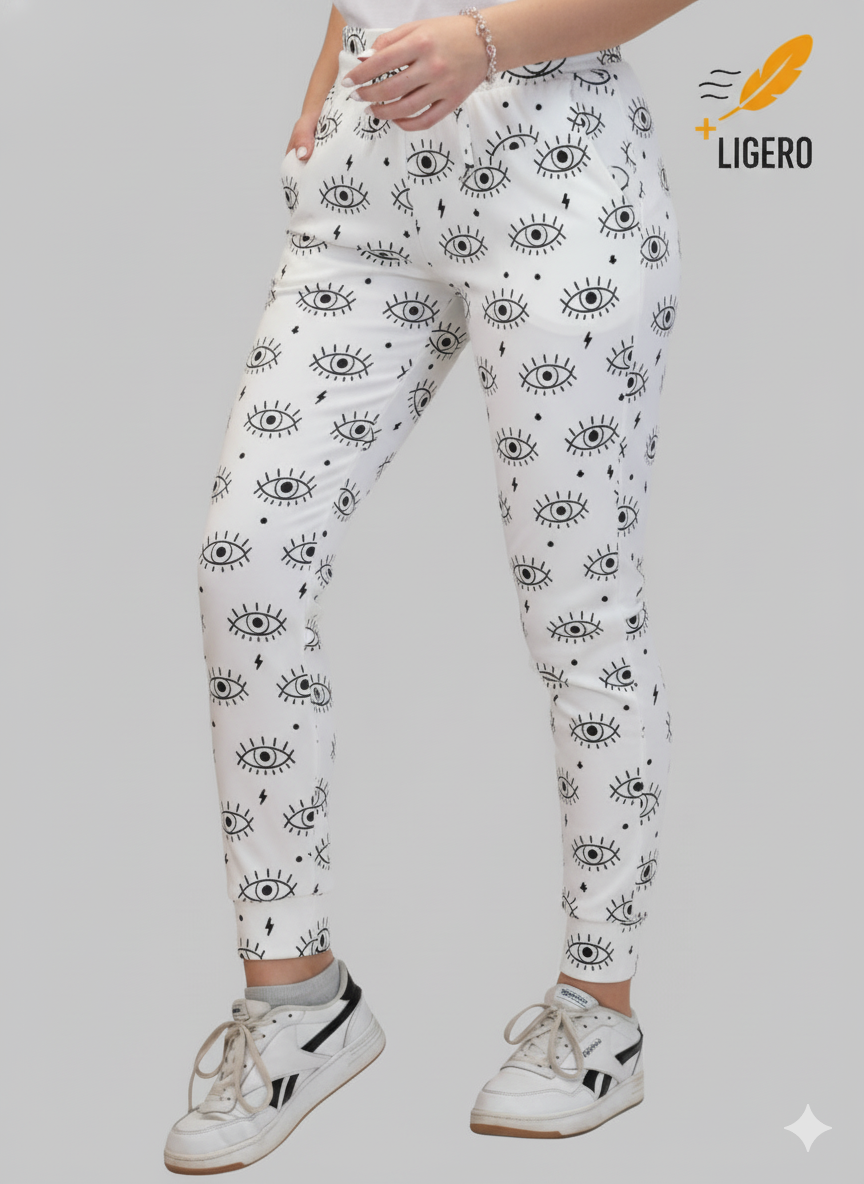 Jogger de Scrubs 6 bolsas Eyes mujer F.W