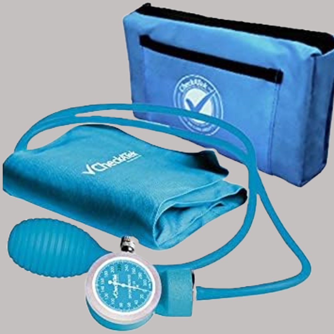 Kit Baumanometro ECO. Aneroide Azul Turquesa (Incluye Estetoscopio)