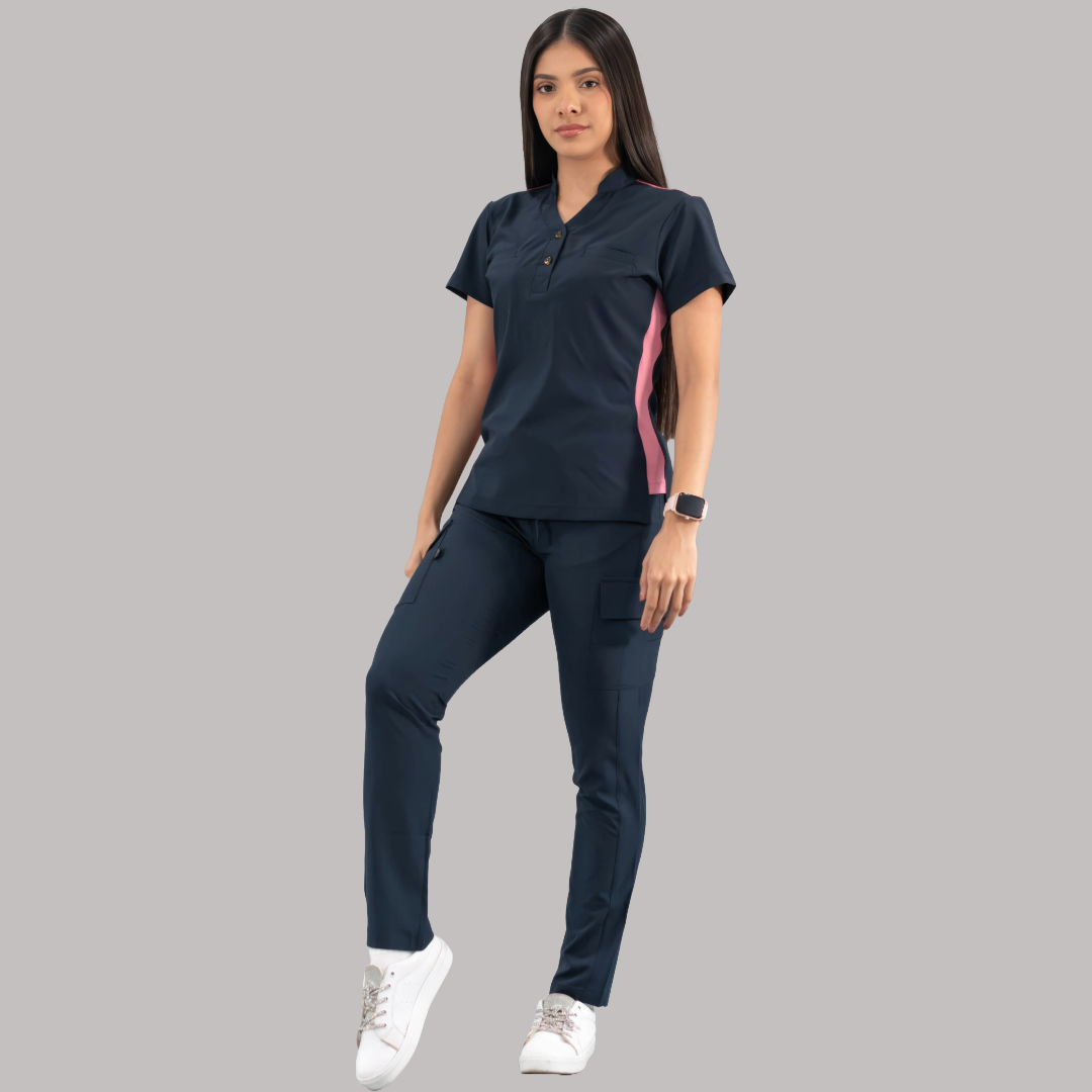 Pantalón Skinny, Azul Mno F.W Mujer, Scrubs 520