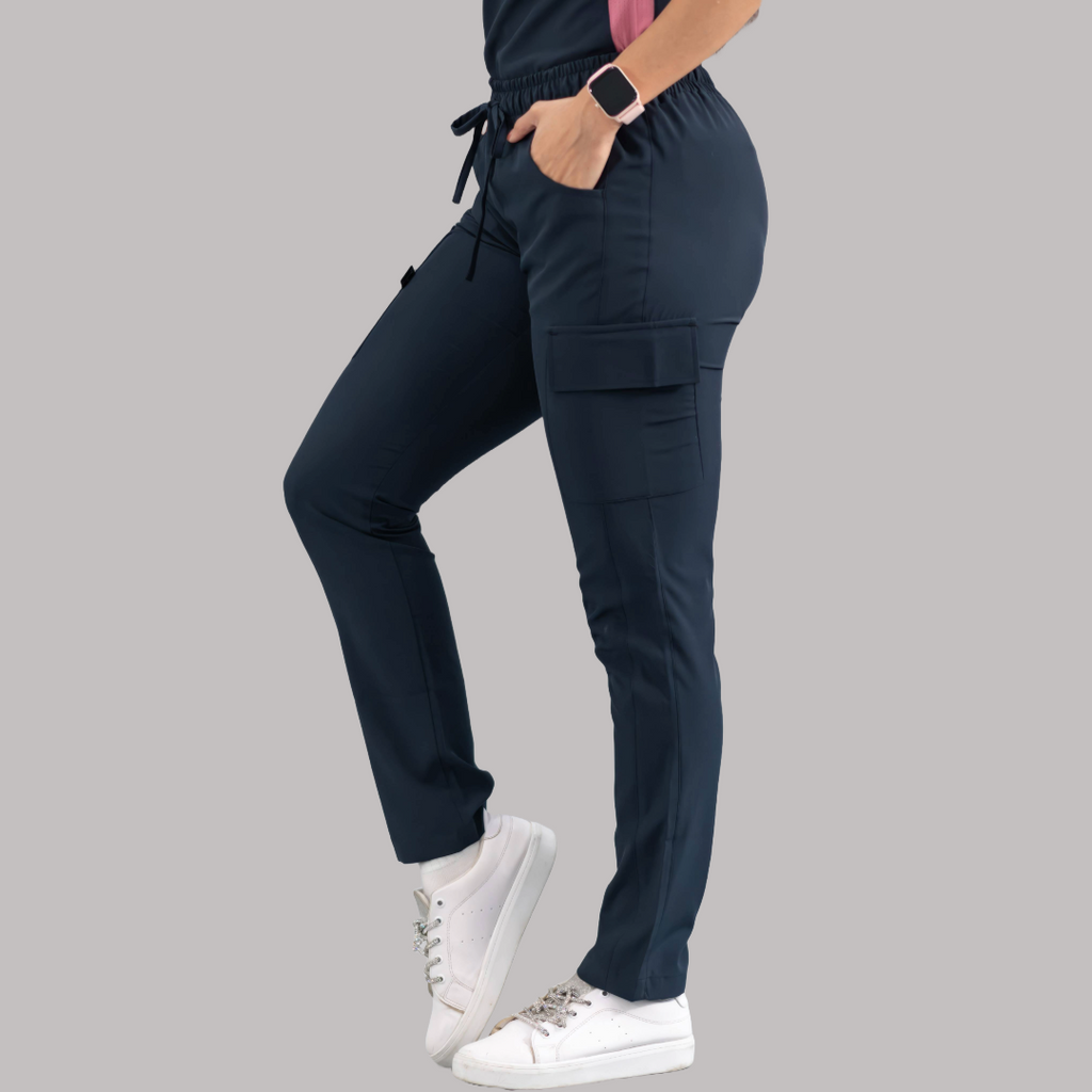 Pantalón Skinny, Azul Mno F.W Mujer, Scrubs 520