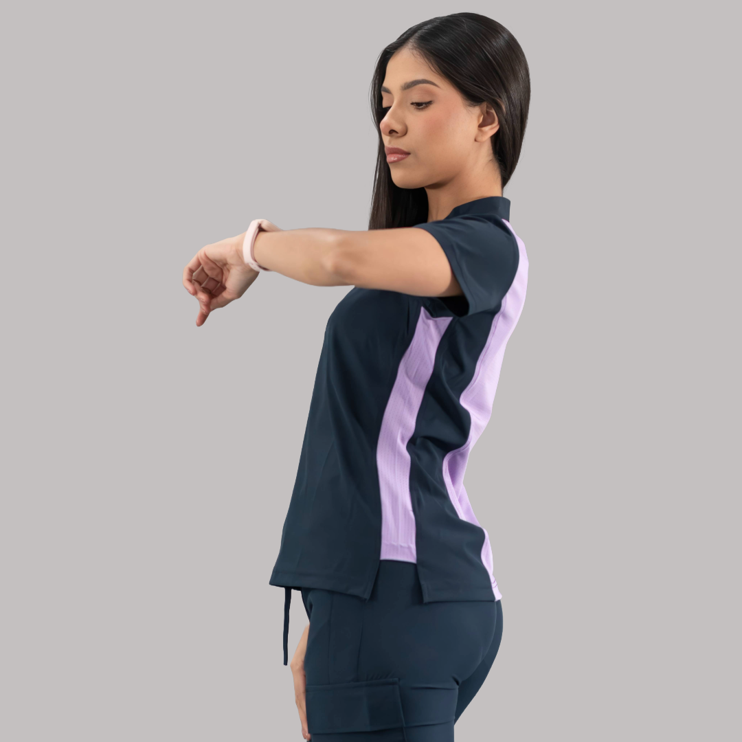 Filipina Quirúrgica Azul Mno/Lila Mujer, Scrubs 520