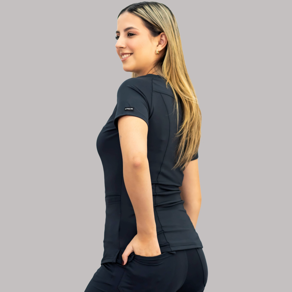 Filipina Quirurgica Negra Mujer Super Stretch, Scrubs 901