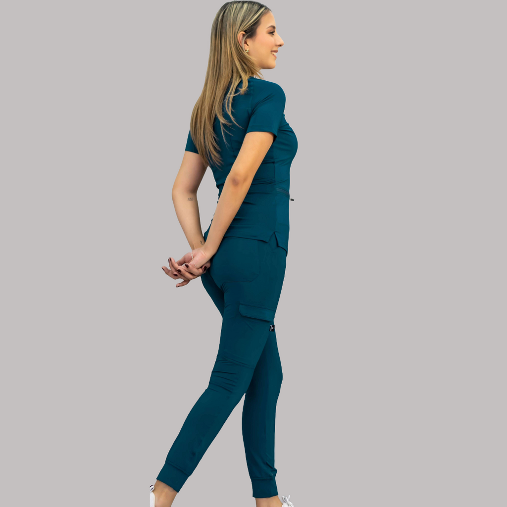 Conjunto Quirúrgico Mujer – Estilo 901 Azul Corsair | Super Stretch