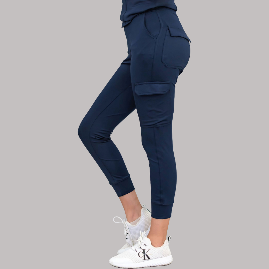 Jogger Quirúrgico, Azul Marino Mujer Super Stretch, Scrubs 901