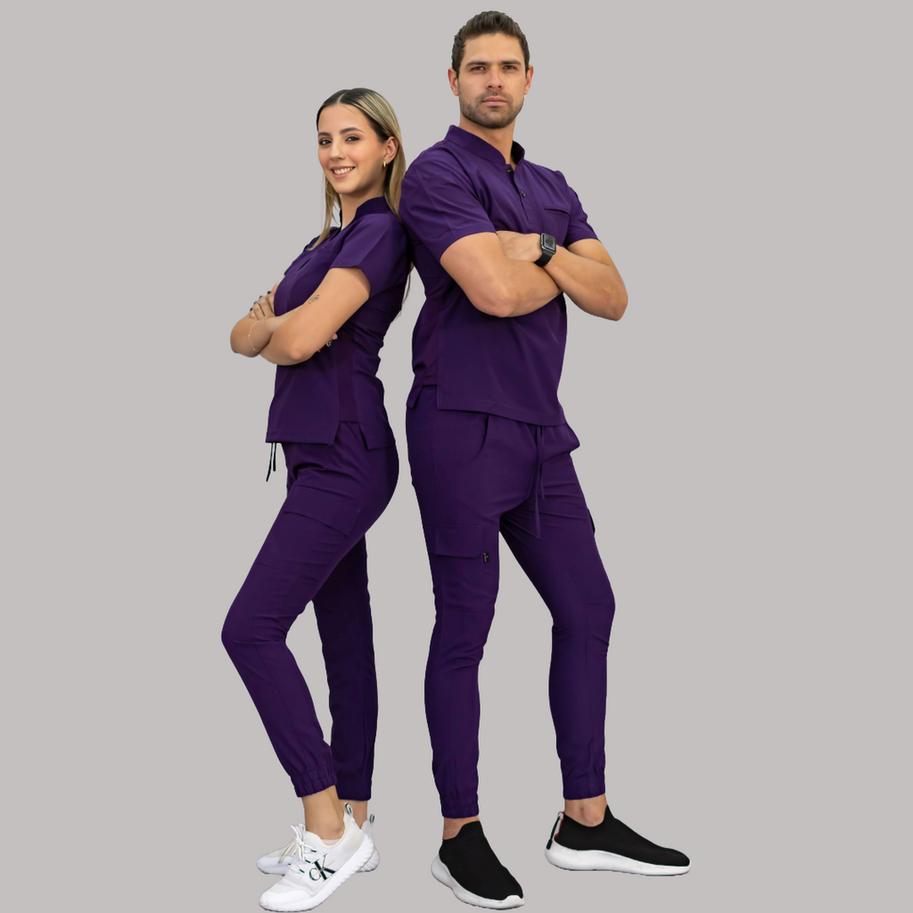Jogger Quirúrgico Mujer Skinny Morado, Scrubs 520