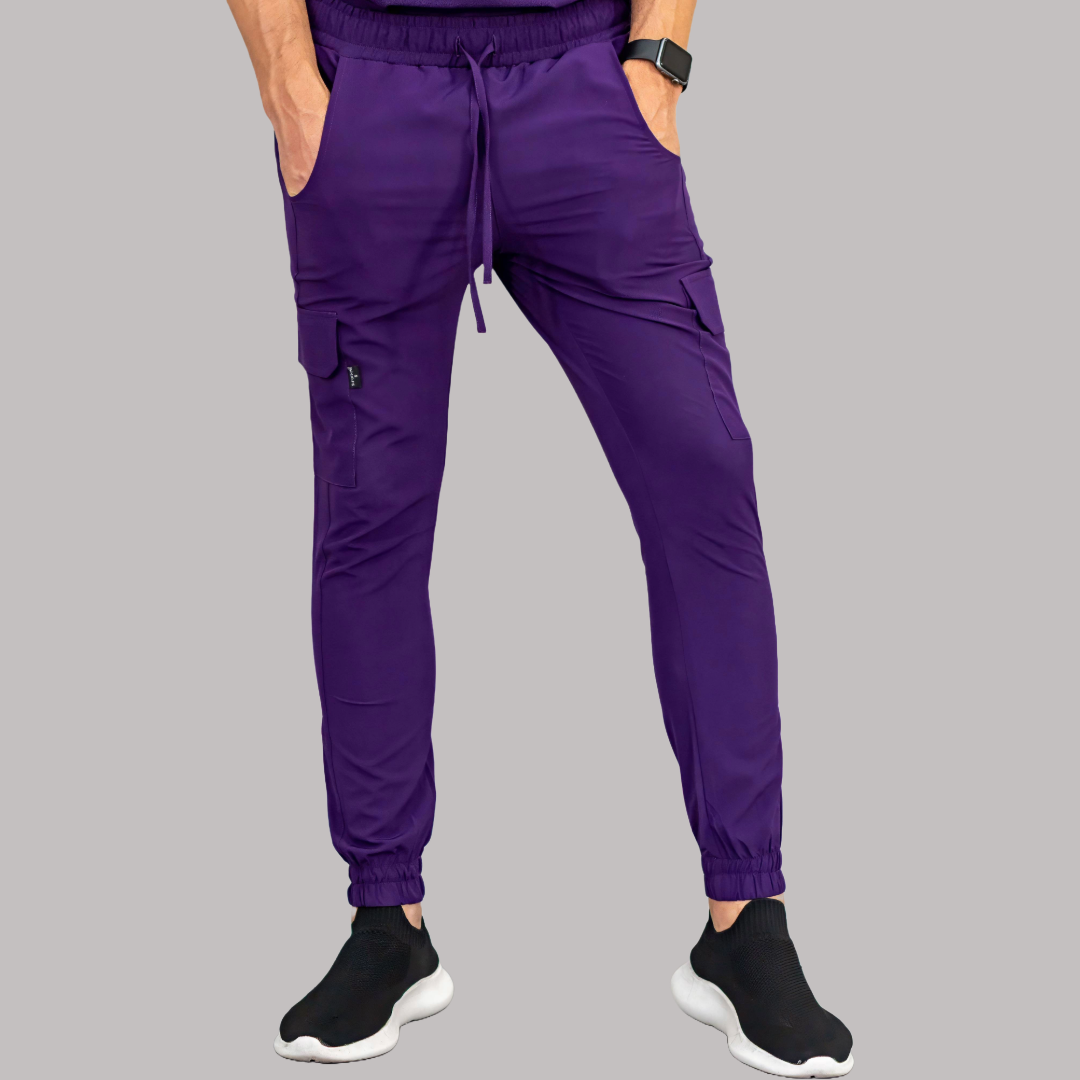 Jogger Quirúrgico Skinny, Morado F.W Hombre, Scrubs 520