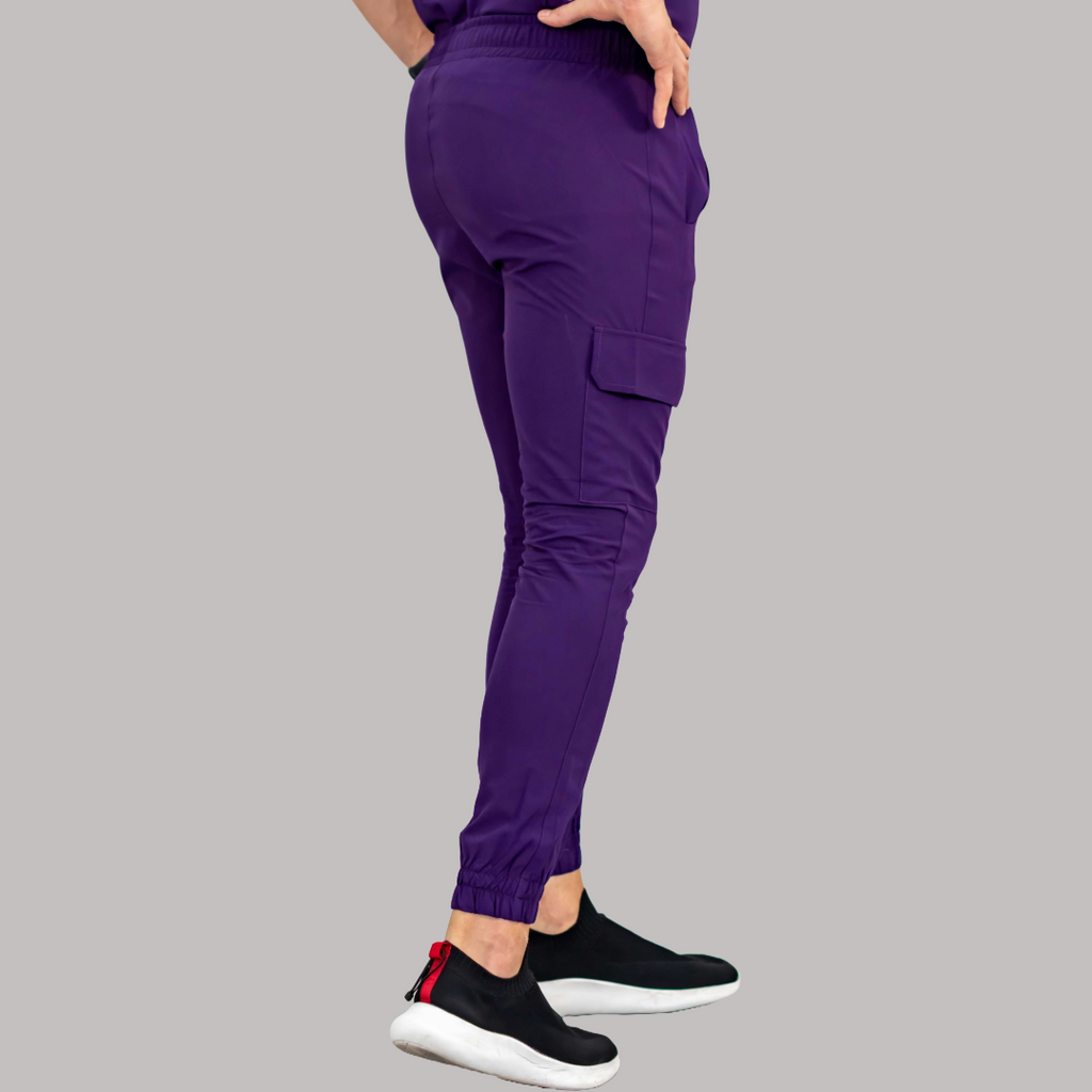 Jogger Quirúrgico Skinny, Morado F.W Hombre, Scrubs 520