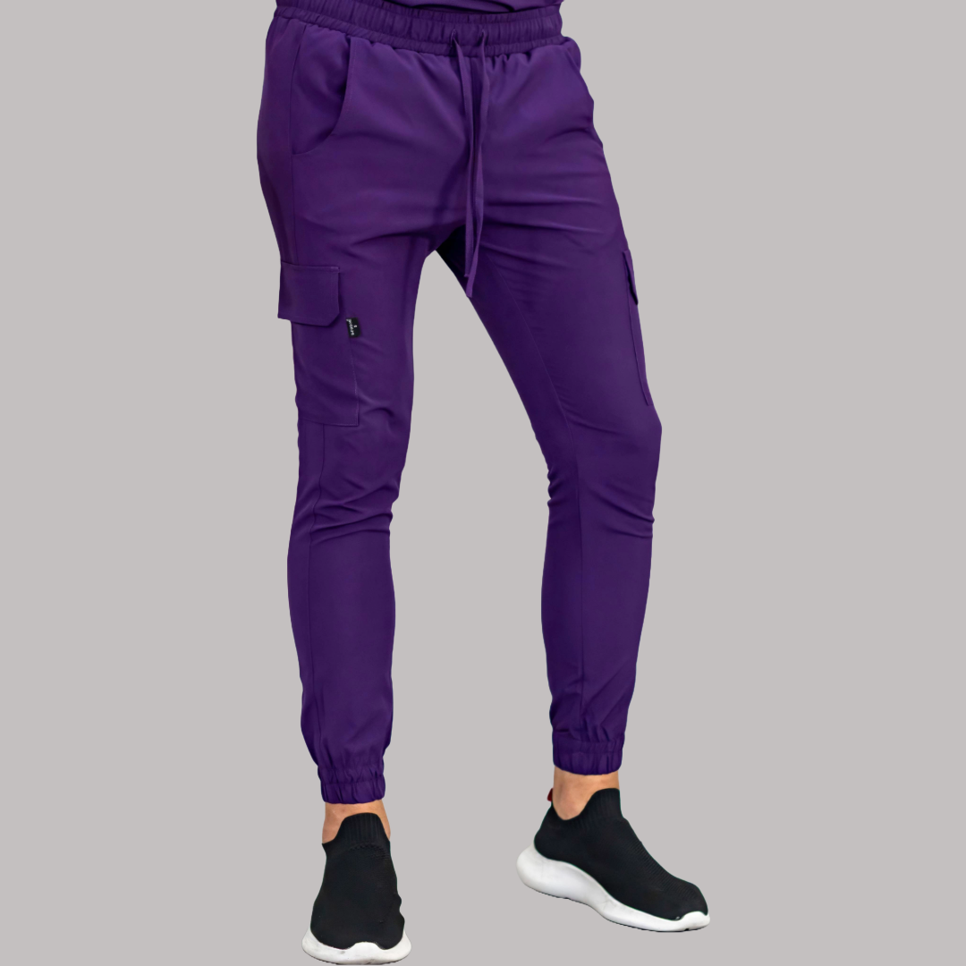 Jogger Quirúrgico Skinny, Morado F.W Hombre, Scrubs 520