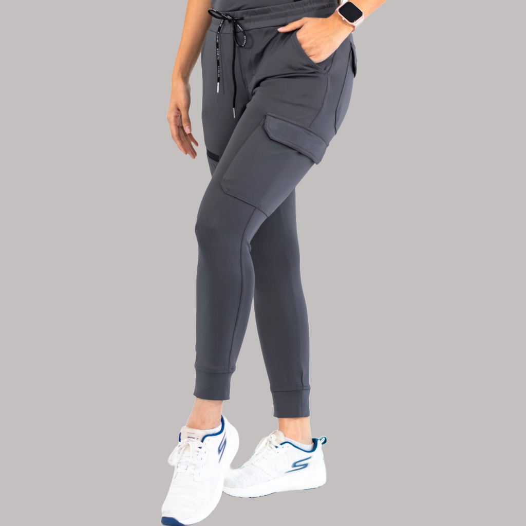 Jogger Quirúrgico Mujer Super Stretch Gris, Scrubs 905