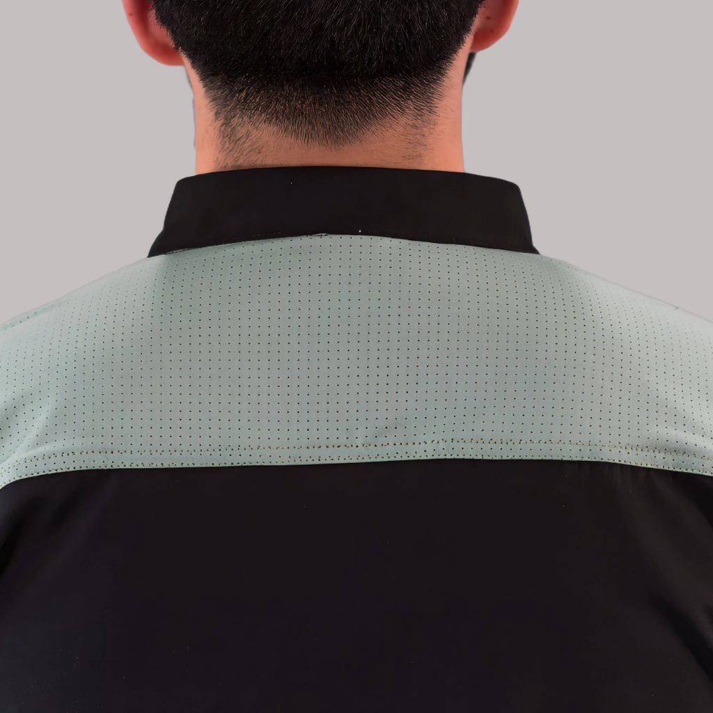 Filipina Quirúrgica Hombre Negra/Menta, Scrubs 520